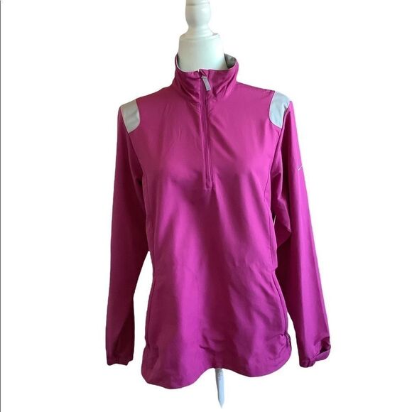 Nike Golf Windbreaker in Pink & Gray. Size S - Picture 1 of 6